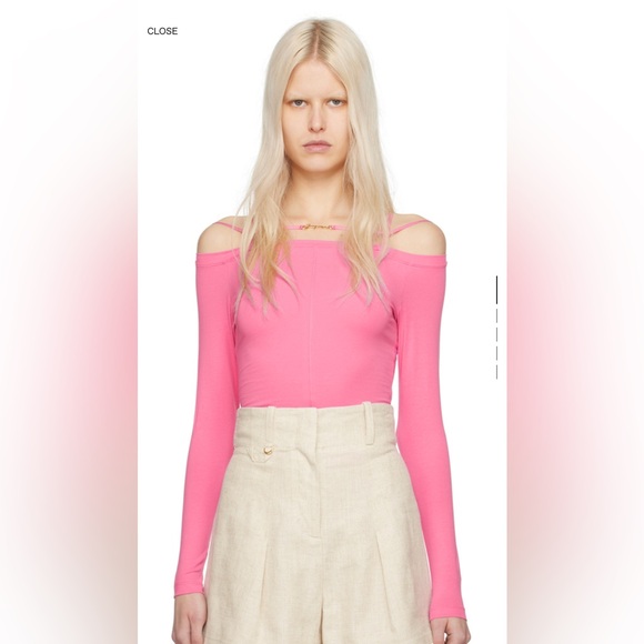 JACQUEMUS
Pink Le Papier 'Le T-Shirt Sierra' Long Sleeve T-Shirt - Picture 2 of 2